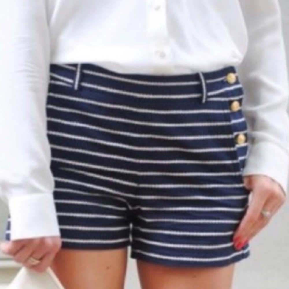 J.Crew Nautical Striped Sailor Shorts